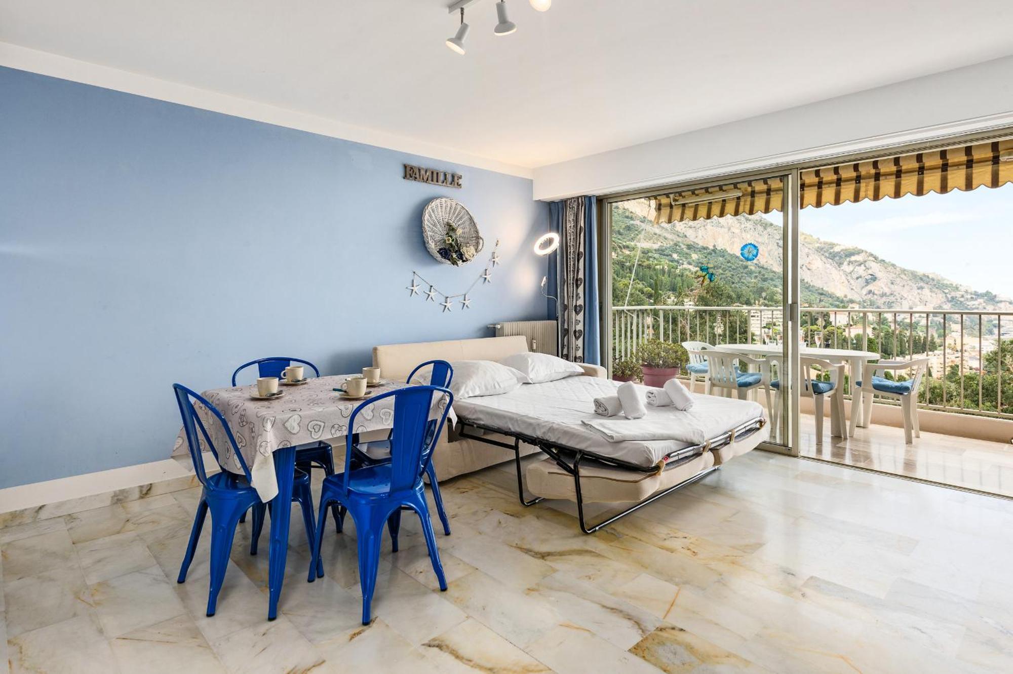 Apartment Le Mirador, Vue Mer, Piscine, Terrasse Menton